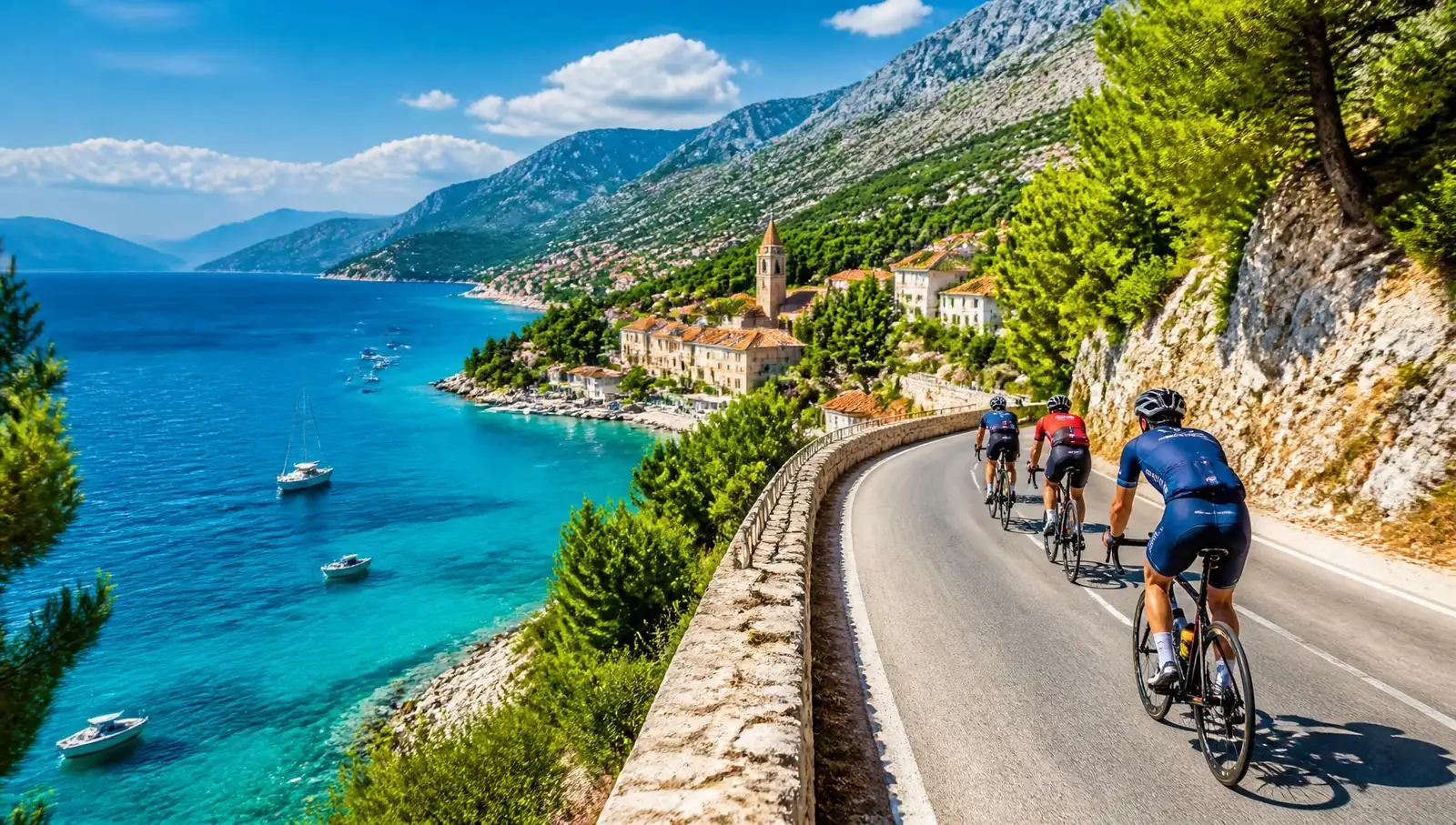 Cycling Adriatic coastal tour